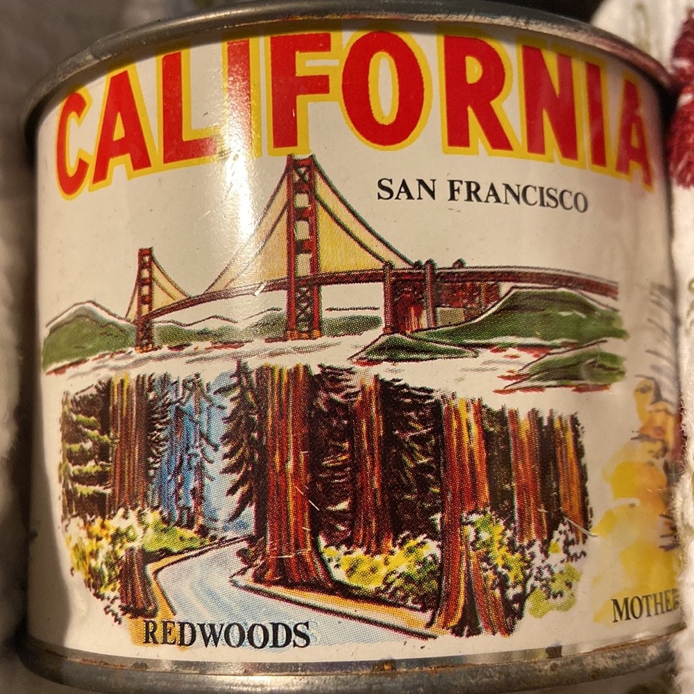Vintage California Metal Souvenir Cup